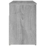 Banco zapatero madera contrachapada gris Sonoma 80x30x45 cm de vidaXL, Zapateros y organizadores de calzado - Ref: Foro24-816...
