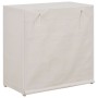 Mueble zapatero con funda de tela blanco 79x40x80 cm en Zapateros y organizadores de calzado | Comprar online en Foru.es