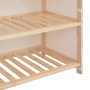 Mueble zapatero con funda de tela blanco 79x40x80 cm en Zapateros y organizadores de calzado | Comprar online en Foru.es
