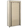 Mueble zapatero con funda de tela color crema 58x28x106 cm en Zapateros y organizadores de calzado | Comprar online en Foru.es