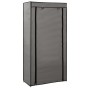 Mueble zapatero con funda de tela gris 58x28x106 cm en Zapateros y organizadores de calzado | Comprar online en Foru.es