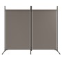 Biombo divisor de 2 paneles de tela gris antracita 175x180 cm de vidaXL, Divisores de ambientes - Ref: Foro24-350260, Precio:...