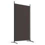 Biombo divisor de 2 paneles de tela marrón 175x180 cm de vidaXL, Divisores de ambientes - Ref: Foro24-350259, Precio: 35,83 €...