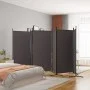 Divider screen with 6 brown fabric panels 520x180 cm by vidaXL, Room dividers - Ref: Foro24-350271, Price: 67,60 €, Discount: %