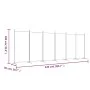 Divider screen with 6 brown fabric panels 520x180 cm by vidaXL, Room dividers - Ref: Foro24-350271, Price: 67,60 €, Discount: %