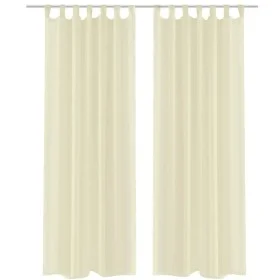 2 Cortinas color crema transparentes 140 x 225 cm de vidaXL, Cortinas y visillos - Ref: Foro24-130201, Precio: 28,88 €, Descu...