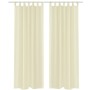 2 Cortinas color crema transparentes 140 x 225 cm de vidaXL, Cortinas y visillos - Ref: Foro24-130201, Precio: 29,38 €, Descu...