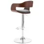 Taburete de cocina madera contrachapada y tela gris de vidaXL, Taburetes de cocina - Ref: Foro24-287406, Precio: 144,37 €, De...