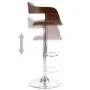 Taburete de cocina madera contrachapada y tela gris de vidaXL, Taburetes de cocina - Ref: Foro24-287406, Precio: 144,37 €, De...