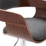 Taburete de cocina madera contrachapada y tela gris de vidaXL, Taburetes de cocina - Ref: Foro24-287406, Precio: 144,37 €, De...