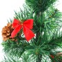 Árbol de Navidad preiluminado con luces y bolas verde 64 cm de vidaXL, Arboles de navidad - Ref: Foro24-321505, Precio: 22,78...