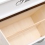 Mueble zapatero de madera de Paulownia blanco 50x28x58 cm en Zapateros y organizadores de calzado | Comprar online en Foru.es