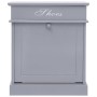 Mueble zapatero de madera de Paulownia gris 50x28x58 cm en Zapateros y organizadores de calzado | Comprar online en Foru.es