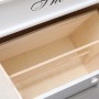 Mueble zapatero de madera de Paulownia blanco 50x28x58 cm en Zapateros y organizadores de calzado | Comprar online en Foru.es