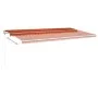 Automatische Markise LED-Windsensor Orangebraun 600x350 cm von vidaXL, Markisen - Ref: Foro24-3069055, Preis: 814,38 €, Rabat...