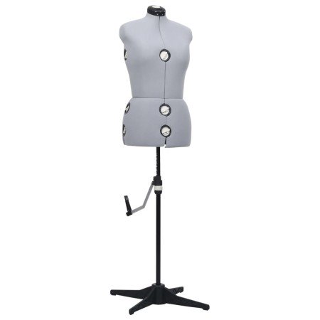 Maniquí de sastre ajustable mujer gris talla M 40-46 en Organización y almacenamiento | Comprar online en Foru.es