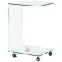 Mesa de centro de vidrio templado 45x40x63 cm de vidaXL, Mesas de centro - Ref: Foro24-284726, Precio: 153,20 €, Descuento: %