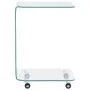 Mesa de centro de vidrio templado 45x40x63 cm de vidaXL, Mesas de centro - Ref: Foro24-284726, Precio: 153,20 €, Descuento: %