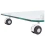 Mesa de centro de vidrio templado 45x40x63 cm de vidaXL, Mesas de centro - Ref: Foro24-284726, Precio: 153,20 €, Descuento: %