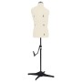 Maniquí de sastre ajustable hombre color crema talla 37-45 en Organización y almacenamiento | Comprar online en Foru.es