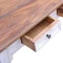 Escritorio con cajones de madera reciclada blanco 117x57x75 cm de vidaXL, Escritorios - Ref: Foro24-283908, Precio: 256,74 €,...