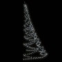 Árbol de pared con gancho metálico 720 LED blanco frío 5 m de vidaXL, Mangueras y guirnaldas de luces - Ref: Foro24-328645, P...