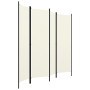 Biombo divisor de 4 paneles blanco 200x180 cm de vidaXL, Divisores de ambientes - Ref: Foro24-320719, Precio: 34,12 €, Descue...