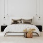 Mesitas de noche 2 unidades con cajón negro de vidaXL, Mesitas de noche - Ref: Foro24-342583, Precio: 61,94 €, Descuento: %