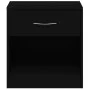 Mesitas de noche 2 unidades con cajón negro de vidaXL, Mesitas de noche - Ref: Foro24-342583, Precio: 58,66 €, Descuento: %