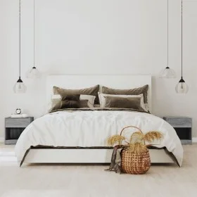 Nachttische 2 Einheiten mit Schublade in Sonomagrau von vidaXL, Nachttische - Ref: Foro24-342587, Preis: 64,23 €, Rabatt: %