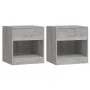 Nightstands 2 units with Sonoma gray drawer by vidaXL, Nightstands - Ref: Foro24-342587, Price: 64,23 €, Discount: %
