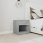 Mesitas de noche 2 unidades con cajón gris Sonoma de vidaXL, Mesitas de noche - Ref: Foro24-342587, Precio: 64,23 €, Descuent...