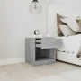 Mesitas de noche 2 unidades con cajón gris Sonoma de vidaXL, Mesitas de noche - Ref: Foro24-342587, Precio: 64,23 €, Descuent...