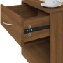 Mesitas de noche 2 unidades con cajón marrón roble de vidaXL, Mesitas de noche - Ref: Foro24-342588, Precio: 59,79 €, Descuen...
