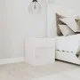 Mesitas de noche 2 unidades con cajón blanco con brillo de vidaXL, Mesitas de noche - Ref: Foro24-342585, Precio: 53,76 €, De...