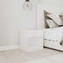 Mesitas de noche 2 unidades con cajón blanco con brillo de vidaXL, Mesitas de noche - Ref: Foro24-342585, Precio: 54,57 €, De...