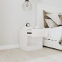 Mesitas de noche 2 unidades con cajón blanco con brillo de vidaXL, Mesitas de noche - Ref: Foro24-342585, Precio: 54,57 €, De...