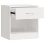 Nightstands 2 units with white drawer with gloss by vidaXL, Nightstands - Ref: Foro24-342585, Price: 53,76 €, Discount: %