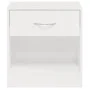 Mesitas de noche 2 unidades con cajón blanco con brillo de vidaXL, Mesitas de noche - Ref: Foro24-342585, Precio: 53,76 €, De...