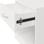 Mesitas de noche 2 unidades con cajón blanco con brillo de vidaXL, Mesitas de noche - Ref: Foro24-342585, Precio: 54,57 €, De...