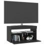Mueble de TV con luces LED negro 75x35x40 cm de vidaXL, Muebles TV - Ref: Foro24-804393, Precio: 54,07 €, Descuento: %