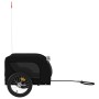 Remolque de bicicleta mascotas hierro tela Oxford negro de vidaXL, Cochecitos para mascotas - Ref: Foro24-94003, Precio: 93,7...
