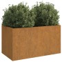 Jardinera de acero corten 62x40x39 cm de vidaXL, Maceteros y jardineras - Ref: Foro24-821557, Precio: 57,39 €, Descuento: %