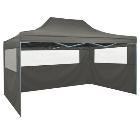 Carpa plegable profesional con 3 paredes acero antracita 3x4 m de vidaXL, Carpas y cenadores - Ref: Foro24-48896, Precio: 157...