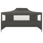 Carpa plegable profesional con 3 paredes acero antracita 3x4 m de vidaXL, Carpas y cenadores - Ref: Foro24-48896, Precio: 149...