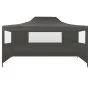 Carpa plegable profesional con 3 paredes acero antracita 3x4 m de vidaXL, Carpas y cenadores - Ref: Foro24-48896, Precio: 157...