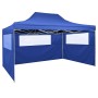 Carpa plegable profesional con 3 paredes acero azul 3x4 m de vidaXL, Carpas y cenadores - Ref: Foro24-48890, Precio: 157,22 €...