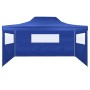Carpa plegable profesional con 3 paredes acero azul 3x4 m de vidaXL, Carpas y cenadores - Ref: Foro24-48890, Precio: 157,22 €...