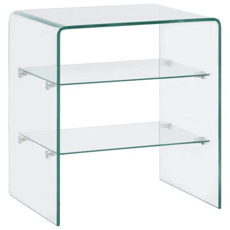 Mesa de centro de vidrio templado 50x40x56 cm de vidaXL, Mesas de centro - Ref: Foro24-284727, Precio: 182,88 €, Descuento: %
