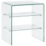 Mesa de centro de vidrio templado 50x40x56 cm de vidaXL, Mesas de centro - Ref: Foro24-284727, Precio: 179,49 €, Descuento: %